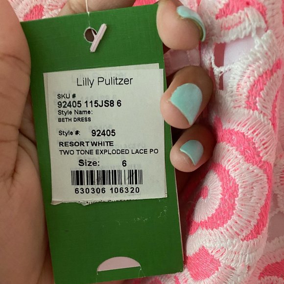 NWT Lilly Pulitzer Beth Floral Dress - Picture 7 of 8